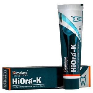 зубная паста Хиора-К лечебная для чувствительных зубов Хималая (HiOra-K Himalaya), 100 грамм