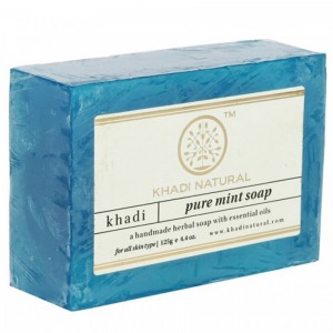      (Pure Mint Glycerine Soap Khadi Natural), 125 