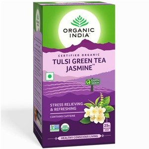           (Tulsi Green Tea Jasmine Organic India), 25 