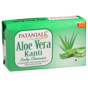 Натуральное мыло Патанджали Алое Вера (Kanti Aloe Vera Patanjali), 150 грамм