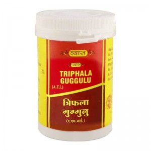 Трипхала Гугул Вьяс (Triphala Guggulu Vyas), 100 таблеток